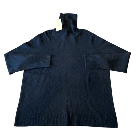 NWT Halogen Women's Cozy Turtleneck Sweater Black Size 1X - Picture 3 of 8